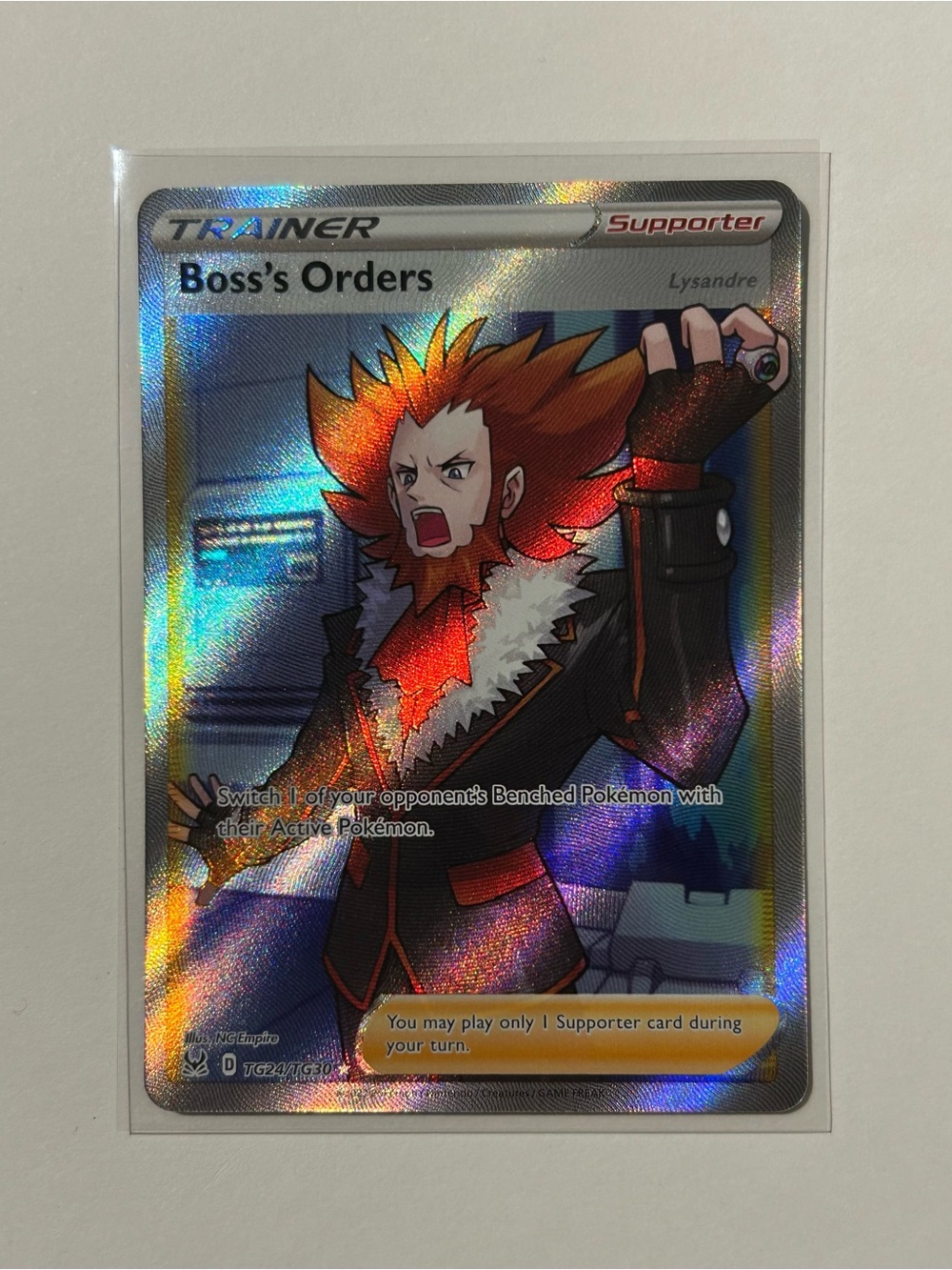 Boss’s Orders Trainer Card
